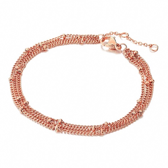 ⚜️𝟯𝟬%𝗢𝗙𝗙 𝗯𝘂𝗻𝗱𝗹𝗲𝘀 𝟯+⚜️ NEW 3 Layered Stainless Steel Bracelet - Picture 10 of 14